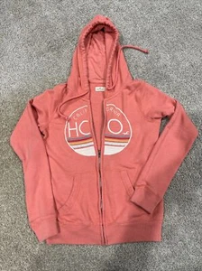 Hollister California giacca donna piccola full zip con cappuccio ricamata HCO - Foto 1 di 3