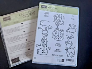 Stampin’ Up! SEASONAL CHUMS BUNDLE (8) Stamps, SEASONAL TAGS(10)Dies/New-Retired - Picture 1 of 5