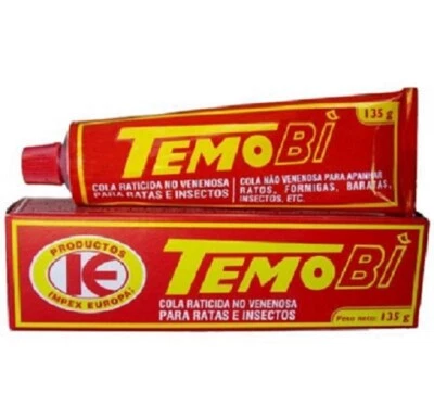 Pegamento para Ratones, ratas e Insectos TEMOBI 135 GR (Oferta de 2 ó 4 botes) - Imagen 1 de 2