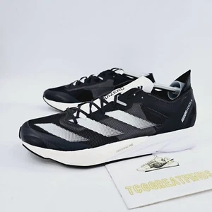 Adidas Adizero Adios 8 Low Mens Size 13 Running Shoes Black White Activewear NEW - Picture 1 of 14