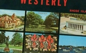 Postkarte "Das ist West, Rhode Island". Multi Views. S3 - Bild 1 von 3