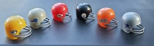Lot 6-1974 Laich NFL Cowboys, Chiefs, GB, Plastic Dairy Queen Helmet Ice Cream - Picture 1 of 16