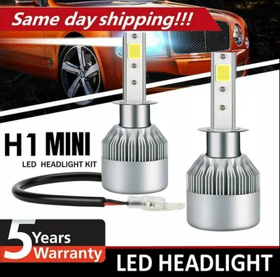 H1 H4 H7 H11 9005 LED Headlight 280W 20000LM Hi/Low Kit Bulbs Beam HID COB 6000K - Image 1 of 4