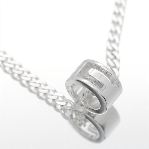 Ciondolo Gucci Collana Aperta G Taglio GG Anello Argento Ag925 Catena Cordolo Donna