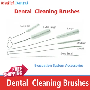 Dental Aspirator Cleaning Brushes 1/8" Diameter, 1/4" Diameter, 1/2" Diameter - Picture 1 of 11