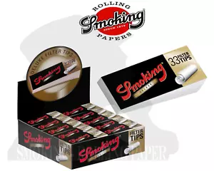 FILTRES EN PAPIER SMOKING DELUXE TIPS KING SIZE PERFORATED 50 blocs - Photo 1/1