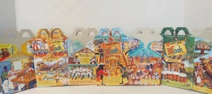 1991 McDonalds HOOK Happy Meal Toys Complete Set of All 4 Boxes - Picture 1 of 13
