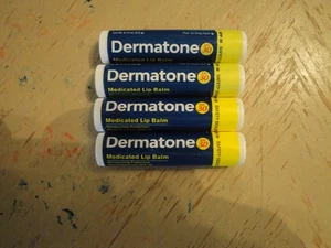 4x Dermatone Balsamo Labbra SPF 30 | 3 Idratante Medicato #P36 - Foto 1 di 1