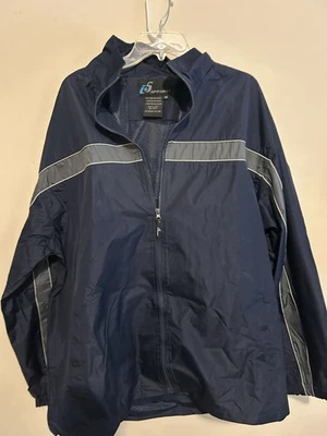 Hombre Nuevo Con Etiquetas IOS Talla 3X Azul Marino con Rayas Gris Conjunto Atlético Foto 1 de 4