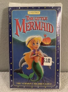 The Little Mermaid (VHS, 1992) Good Times Video, The Version Children Love NEW - Picture 1 of 6