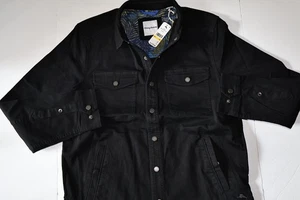 Tommy Bahama Shirt Jacket Albany Peak Black $178 New XX-Large 2XL - Picture 1 of 7