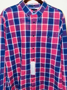 Tommy Hilfiger Herren kariertes Regular Fit Oxford Hemd XL NEU mit Etikett - schön! - Bild 1 von 4