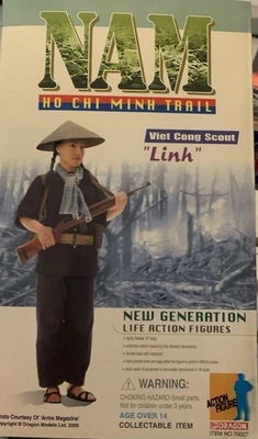 Figura de acción NAM Ho Chi Minh Trail Vietnam Cong Scout Linh 70027 por Dragon Foto 1 de 4