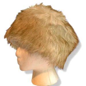 Winter Kunstfell Mütze für Damen Mädchen Kosaken russischer Stil creme/beige Einheitsgröße - Bild 1 von 4