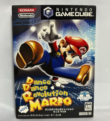 Dance dance Revolution with Mario Nintendo Gamecube GC Japanese ver Tested - Image 1 of 4