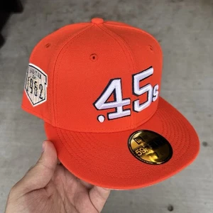 7 1/4 Houston Astros Established 1962 Fitted Hat New Era 59fifty Pink UV - Picture 1 of 3