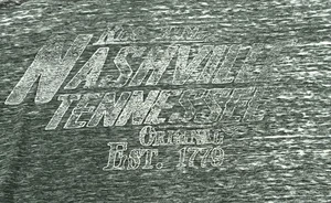 Camiseta Azul 84 Nashville Tennessee Original 1779 Estilo Retro Adulto Grande - Imagen 1 de 7