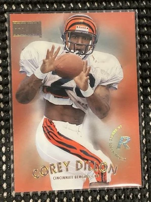 🏈 Corey Dillon 1997 SkyBox Premium Rookie Card #218 Cincinnati Bengals - Image 1 of 3