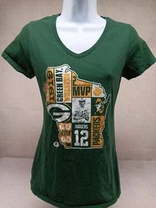 FANATICS WOMENS NFL PROLINE SMALL FRONT GRAPHIC GREEN BAY PACKERS TEE - Picture 1 of 11