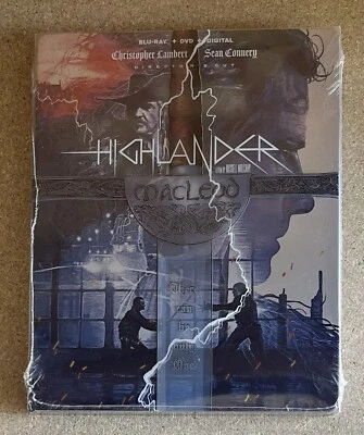 Highlander Steelbook Region A Blu Ray Brand New Out Of Print - Image 1 of 2