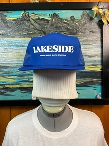 Lakeside Equipment Corporation SnapBack Trucker Hat Mesh Baseball Brimmed - Picture 1 of 11