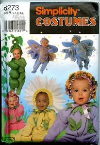 Hadas, Margarita, Daisy.Peas, - Patrón de simplicidad para niños pequeños - Tamaños 1/2-4 sin cortar - Imagen 1 de 2