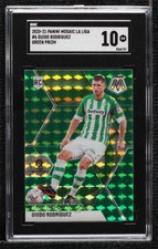 2020-21 Panini Mosaic La Liga Green Guido Rodriguez #6 SGC 10 GEM Rookie RC