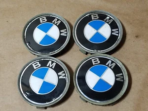 2008 BMW 328i 328xi 330i E90 WHEEL CENTER CAP HUB 6768640 SET OF 4 OEM - Picture 1 of 5