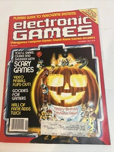 1983 Electronic Games Magazine November Halloween Early & Rare Video Game mag - Bild 1 von 6
