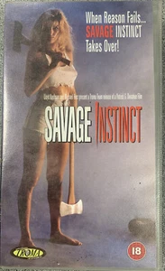 From The Troma Team - Savage Instinct VHS - Collectable Genre - NEW SEALED - Picture 1 of 1