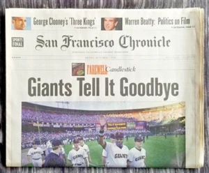 ABSCHIED Kerzenständer: GIGANTS TELL IT GOODBYE 10.1.99 S.F. Chronik - NEU! - Bild 1 von 16