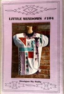 Little Windows Iron-On Paint on Fabric Pattern - Designs by Sally #104 New - Picture 1 of 2
