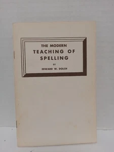 1950 The Modern Teaching of Spelling by Edward W Dolch book 2000 common words - Picture 1 of 4