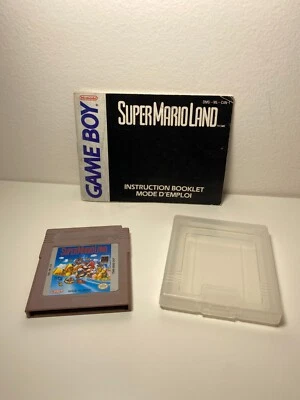 Super Mario Land Gameboy Cartridge Pre-owned 1990 with Case & Booklet - Image 1 of 2