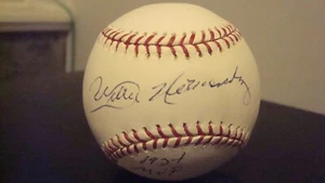 Willie Hernandez AUTOGRAPHED MAJOR LEAGUE BASEBALL SIGNED DETROIT TIGER 1984 MVP - Bild 1 von 5