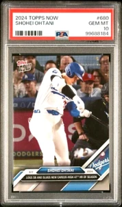 Shohei Ohtani 2024 MLB Topps Now #680 Career High 47th Home Run Gem Mint PSA 10 - Picture 1 of 3