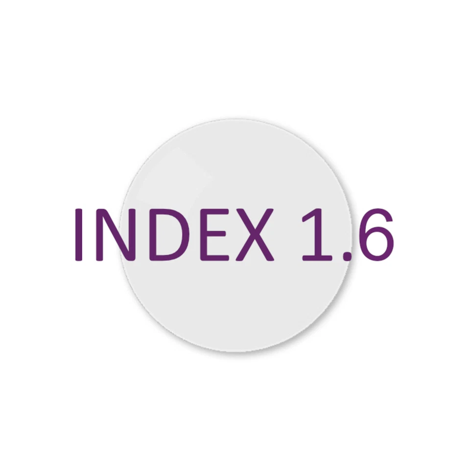 1 Paar Brillengläser Index 1.6 mit Super-Entspiegelung und Hartschicht inklusive - Bild 1 von 1