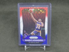 2015-16 PANINI PRIZM MAGIC JOHNSON RED WHITE BLUE PRIZM LOS ANGELES LAKERS NS6