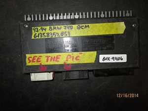 93 94 BMW 740 BCM #61358352057 BOX-9406 *See item description* - Picture 1 of 3