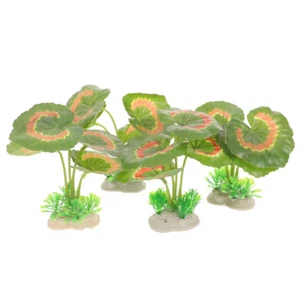 4 Pcs Fischfutter Kleines Aquarium Künstliche Wasserpflanzen - Bild 1 von 19