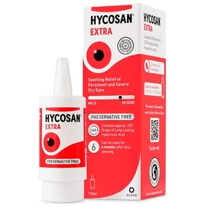 Hycosan Extra Lubricating Eye Drops- MULTI PACKS AVAILABLE - Picture 1 of 9