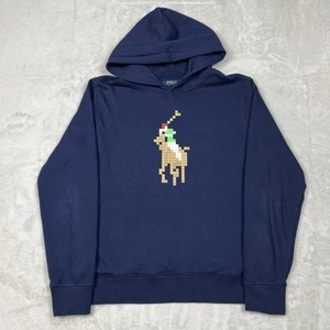 Polo Ralph Lauren Digi Big Pony Fleece Hoodie Boy’s XL - Picture 1 of 6
