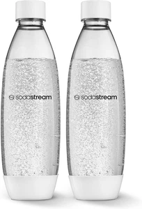 Botella delgada apta para lavavajillas paquete doble de 1 L (blanca) - Imagen 1 de 12