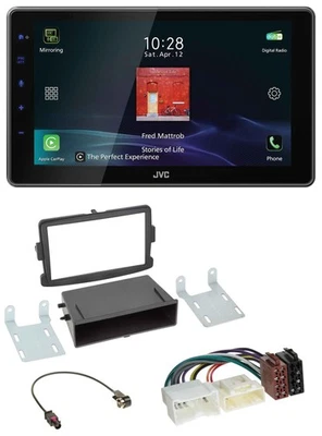 JVC DAB MP3 Bluetooth USB Autoradio für Dacia Dokker, Duster, Lodgy - Bild 1 von 4
