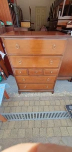 Stag Minstrel 7 Drawer Tallboy In Good Condition - Picture 1 of 2