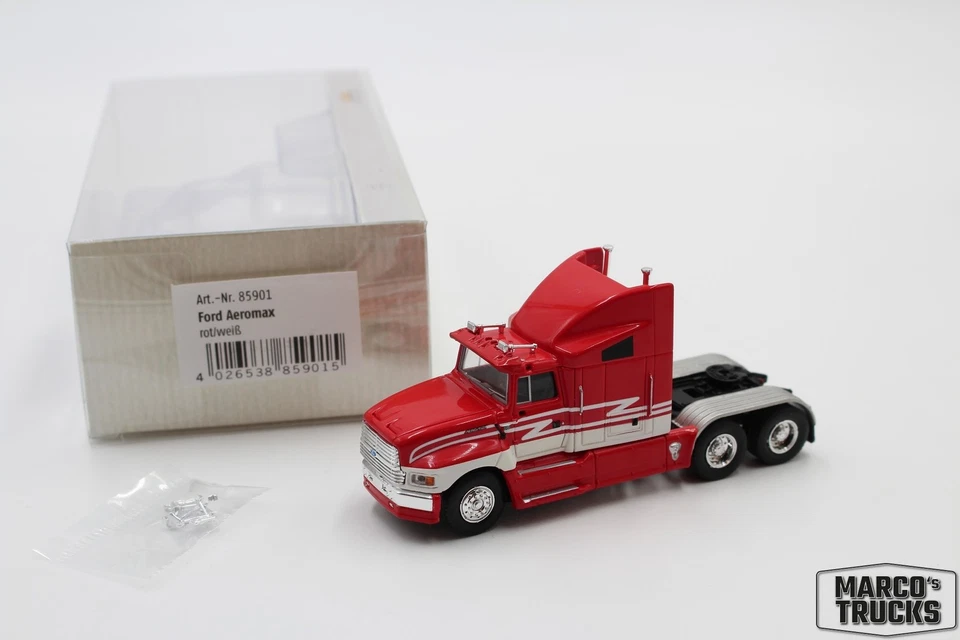 Brekina Ford Aeromax feuerred/white No. 85901 1:87 /BRN1204 - Image 1 of 1