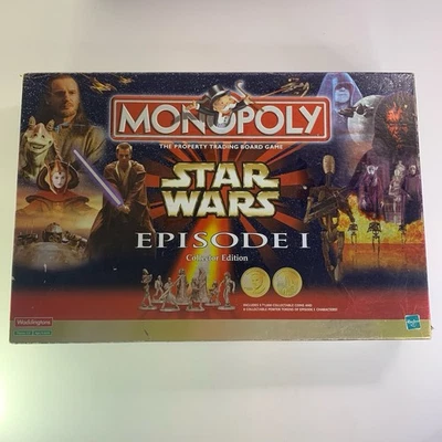 Star Wars Episode 1 Collector's Edition Monopoly  1999 Vintage Board Game - Image 1 of 4