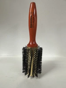 Large Round Ceramic Barrel Hair Brush Blow Dry Solid Thermal, 14-row 3" - Picture 1 of 4