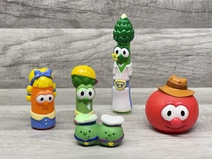 Vintage Big Idea 2002 VeggieTales Bob, Junior, Twippo Big Idea 5 Figuren Tomate - Bild 1 von 7