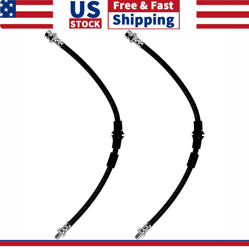 2x Manguera de freno delantera línea de freno para 2001 2002 2003 2004 Kia Spectra Foto 1 de 4